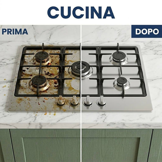 Pulitore a Vapore Pro Max + 9 Accessori inclusi