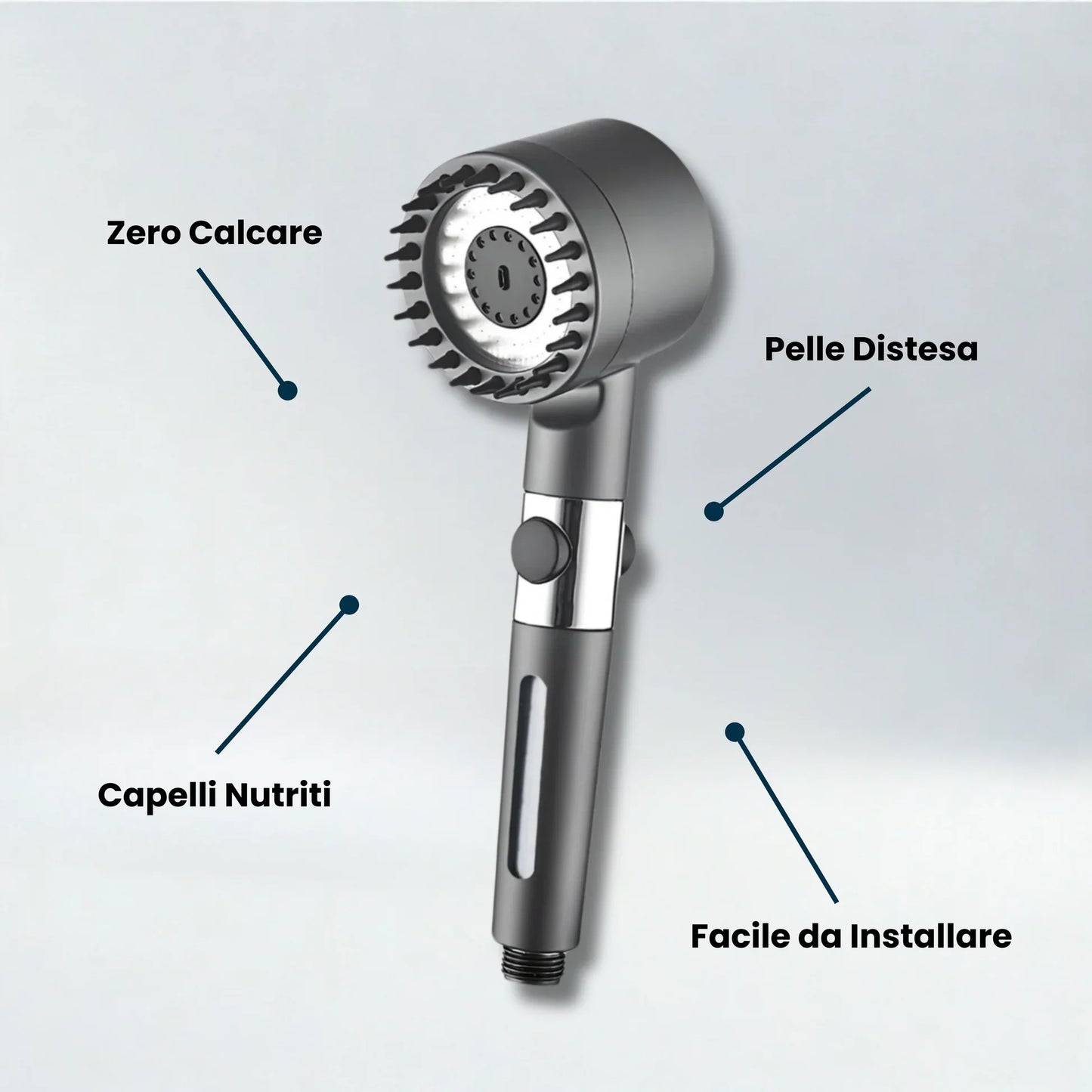 Soffione doccia anticalcare