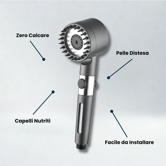 Soffione doccia anticalcare